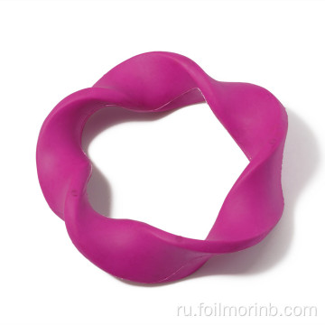 Кольцо из натурального каучука, тканое кольцо, игрушки для собак